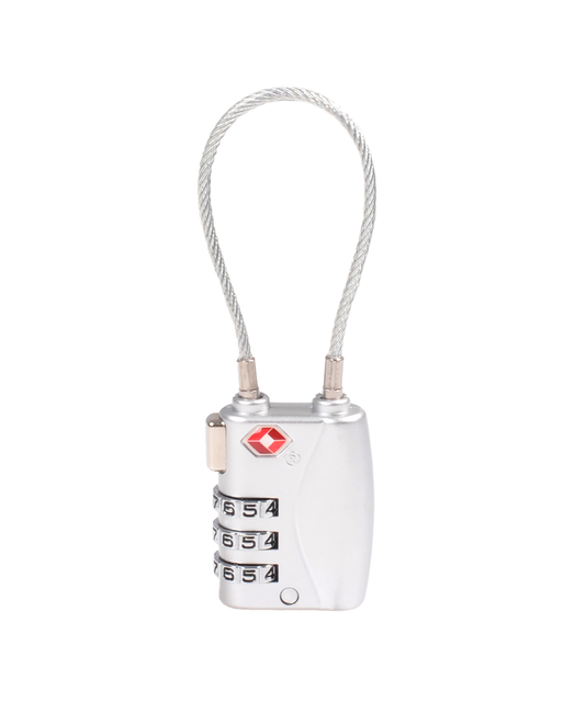 Cadenas Pavo à combinaison et câble TSA