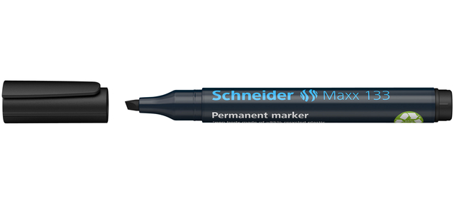 Viltstift Schneider Maxx 133 schuin 1-4mm zwart