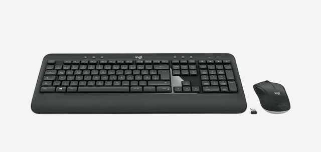 Clavier Logitech MK540 QWERTY + souris sans fil
