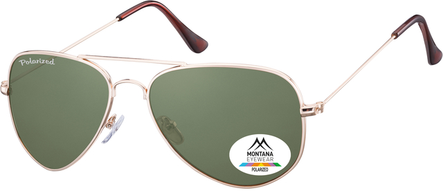 Zonnebril Montana MP94E metaal goud