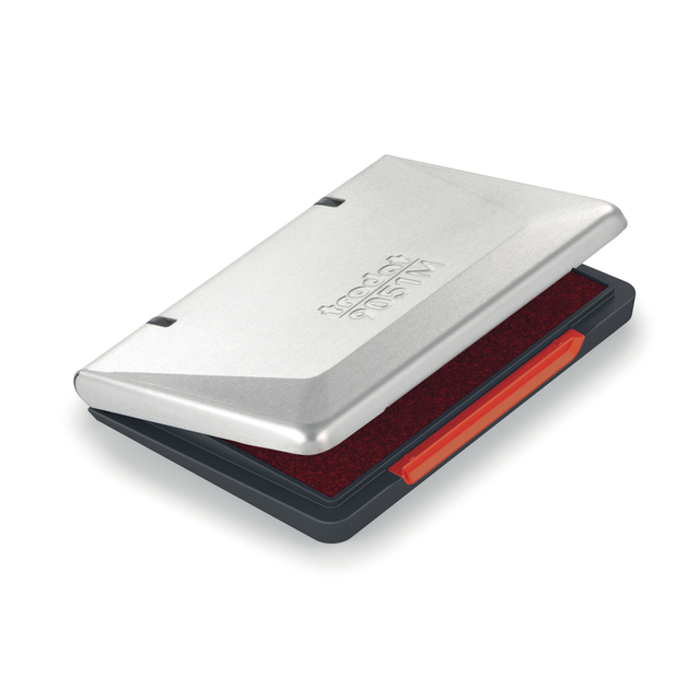Tampon encreur Trodat 9071M métal 90x50mm rouge