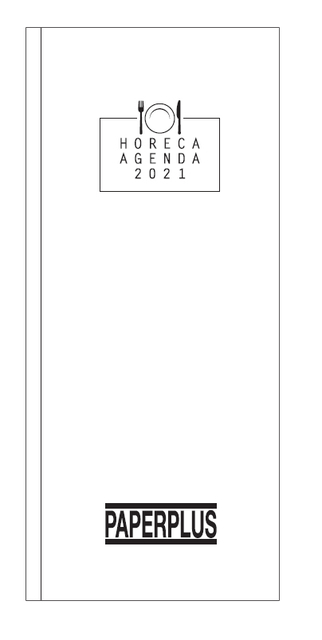 Agenda Paperplus Horeca 2 pages/1 jour