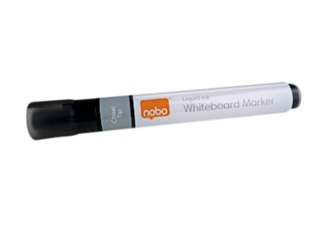 Marqueur tableau blanc Nobo Liquid ink biseau 4mm assorti 4 pièces