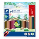 Kleurpotloden Staedtler Noris set à 20+4 kleuren