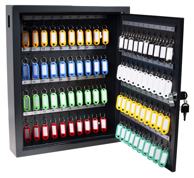 Armoire à clés Pavo Deluxe 80 crochets 450x381x83mm