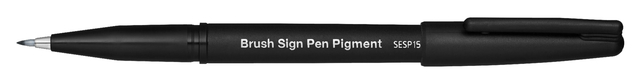 Brushpen Pentel Sign SESP15-AX Zwart