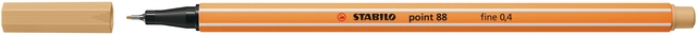 Fineliner STABILO point 88/88 Fin ocre clair