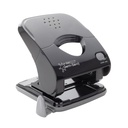 Perforator Rapesco Germ-Savvy Less Effort Eco X5-40ps antibacterieel 2-gaats zwart