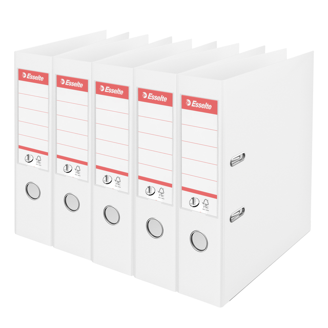 Classeur à levier Esselte Vivida N°1 multipack 75mm A4 5 pièces blanc