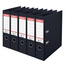 Classeur à levier Esselte Vivida N°1 multipack 75mm A4 5 pièces noir