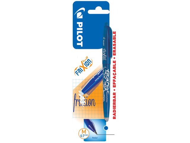 Roller PILOT FriXion Medium bleu blister 1 pièce