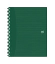 Cahier spirale Oxford Origin A4+ ligné 140 pages 80g vert