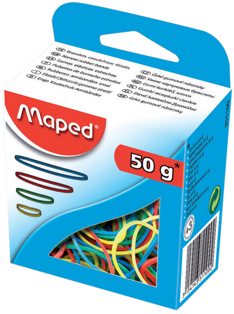 Elastiques Maped assorti 50g
