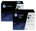 Cartouche toner HP CE255XD 55X noir 2x