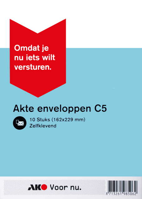 AKO envelop akte 162x229mm 10st