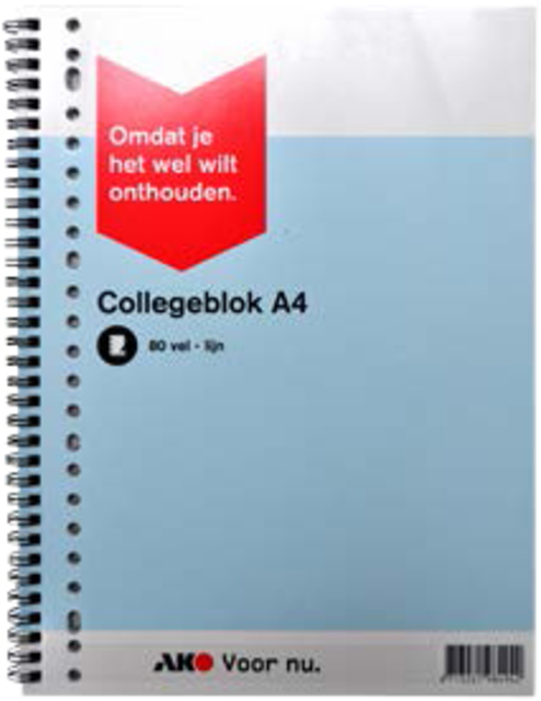 AKO collegeblok A4 80v