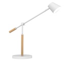 Bureaulamp Unilux Vicky led hout wit