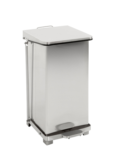 Poubelle à pédale industrielle Vepa Bins 45L Inox mat