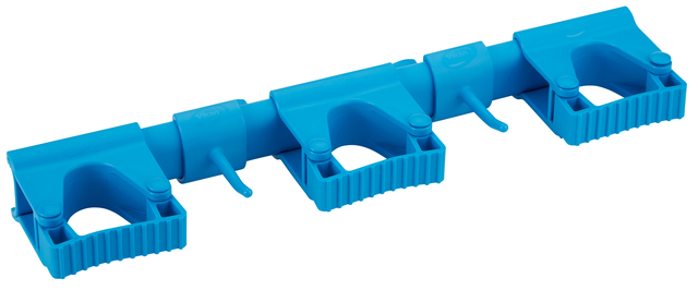 Support mural Vikan Hi-Flex 420mm bleu