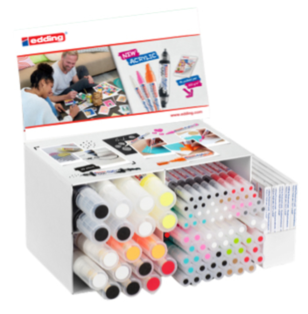 Marqueurs acrylique edding e-5000, 5100, 5300, 5400 et cartes A6