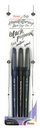 Feutre pinceau Pentel XSESP15 noir blister 3 pièces