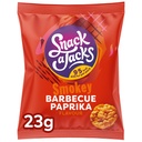 Gaufrettes Snack-a-Jacks Crispy Barbecue paprika