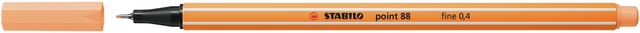 Fineliner STABILO point 88/25 Fin orange pastel