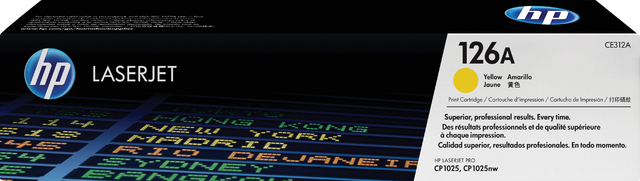 Cartouche toner HP CE312A 126A jaune