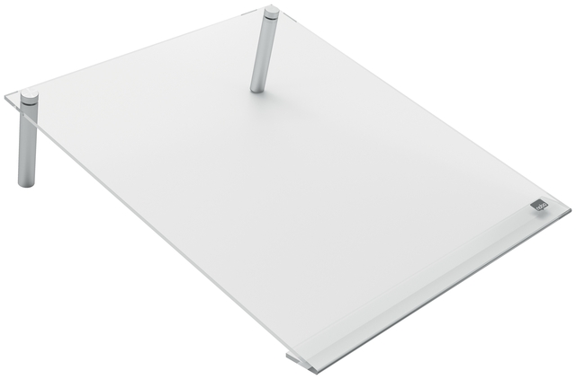 Bloc-notes acrylique Nobo A4 transparent incliné
