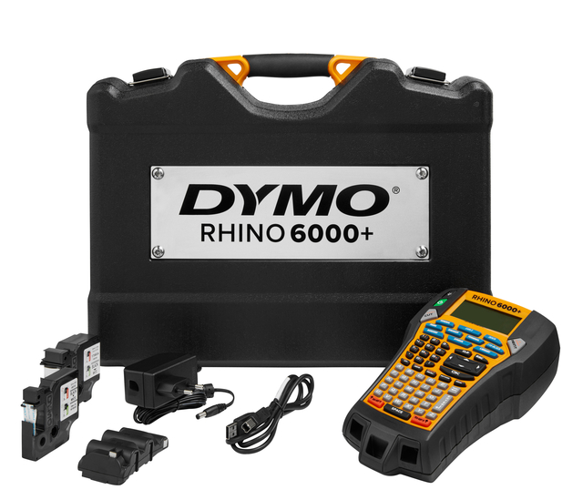 Etiqueteuse Dymo Rhino 6000+ Industriel ABC 24mm jaune