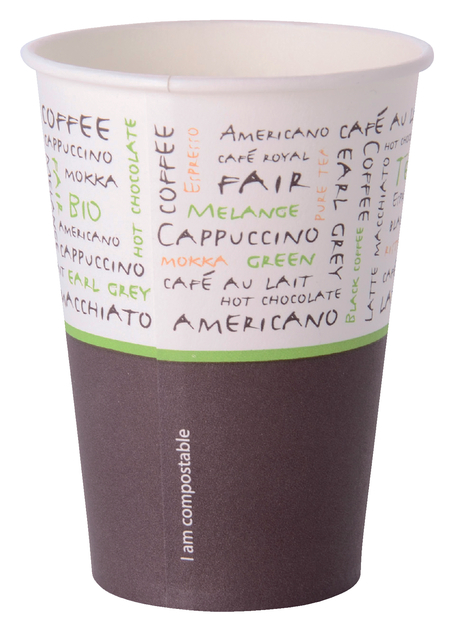 Gobelet Sensations biodégradable 180ml Ø70mm PLA carton 2500 pièces