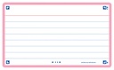 Flashcard Oxford 2.0 75x125mm 80 feuilles 250g ligné rose