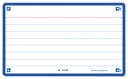 Flashcard Oxford 2.0 75x125mm 80 feuilles 250g ligné bleu