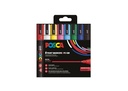 Marqueur peinture Posca PC5M Medium assorti set 8 couleurs