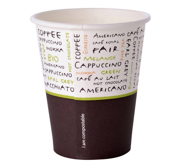 Gobelet Sensations 220ml Ø80mm PLA carton 1000 pièces