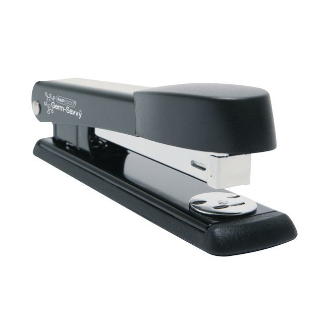 Agrafeuse Rapesco Germ-Savvy Traditional Metal Marlin Antibactérien noir