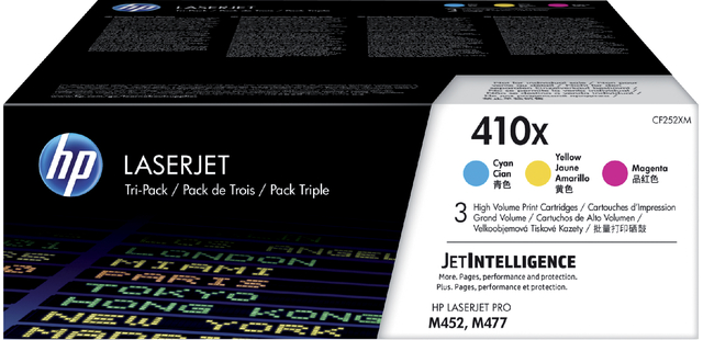 Cartouche toner HP CF252XM 410X 3 couleurs