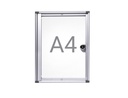 Binnenvitrine wand MAULextraslim whiteboard 1xA4 met slot