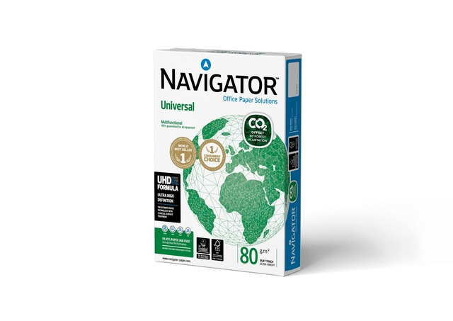 Kopieerpapier Navigator Universal CO2 A4 80gr wit 500 vel