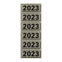 Rugetiket Elba 2023 57x25mm grijs