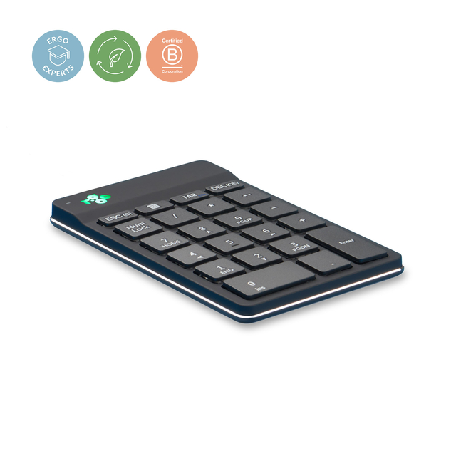 Pavé numérique ergonomique R-Go Break sans fil