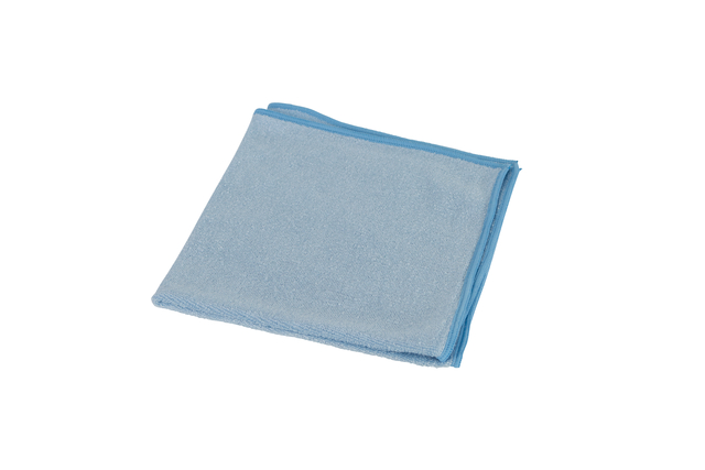 Chiffon microfibre Cleaninq Basic 38x38cm bleu 5 pièces