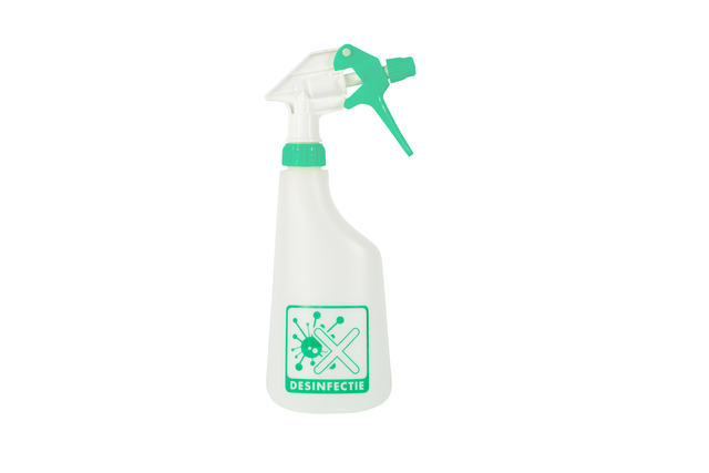 Vaporisateur Cleaninq vide 600ml avec pictogramme désinfection