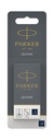 Cartouche d'encre Parker Quink bleu-noir blister 5 pièces
