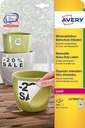 Etiquette Avery L4778REV 45,7x21,2mm blanc 960 pièces