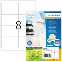 Etiket HERMA recycling 10732 99.1x67.7mm  640stuks wit