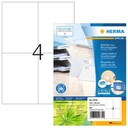 Etiket HERMA recycling 10734 105x148mm 320stuks wit