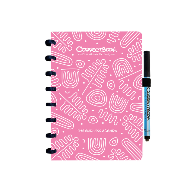 Agenda correctbook A5 blossom Pink réutilisable