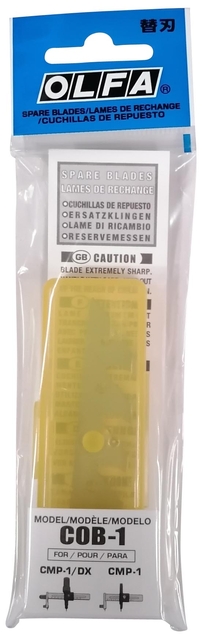 Lames de réserve Olfa CMP-1 blister de 15 pièces