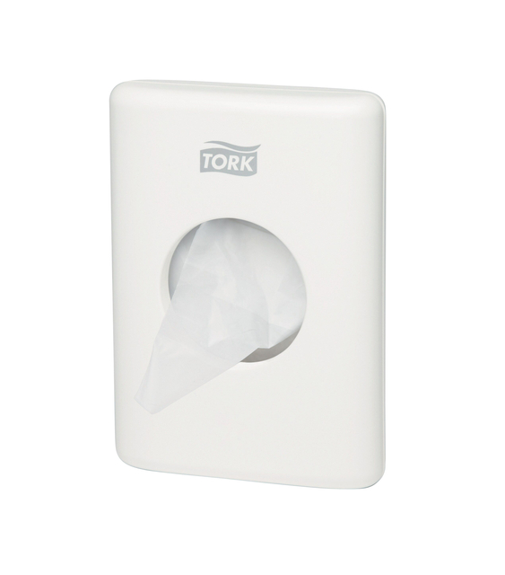 Distributeur Tork B5 sachet serviette hygiénique 566000 blanc